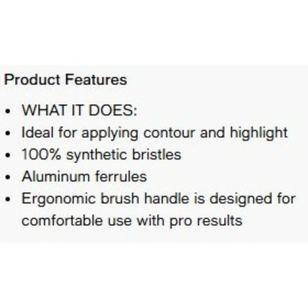 Lancôme Contour & Highlight‎ Makeup Brush # 7 Full Size. NEW & Still Sealed
